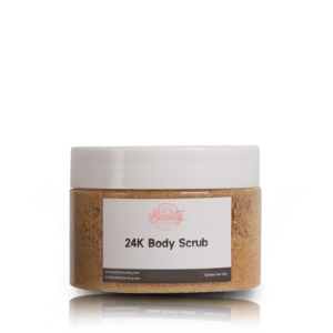 24K gold body scrub